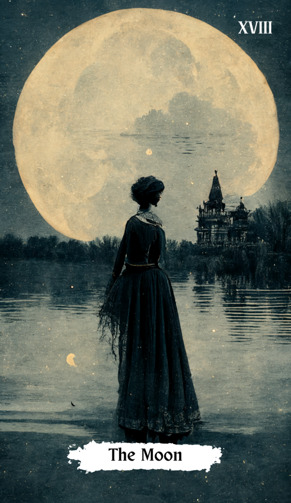 the moon tarot card meaning gothic deck