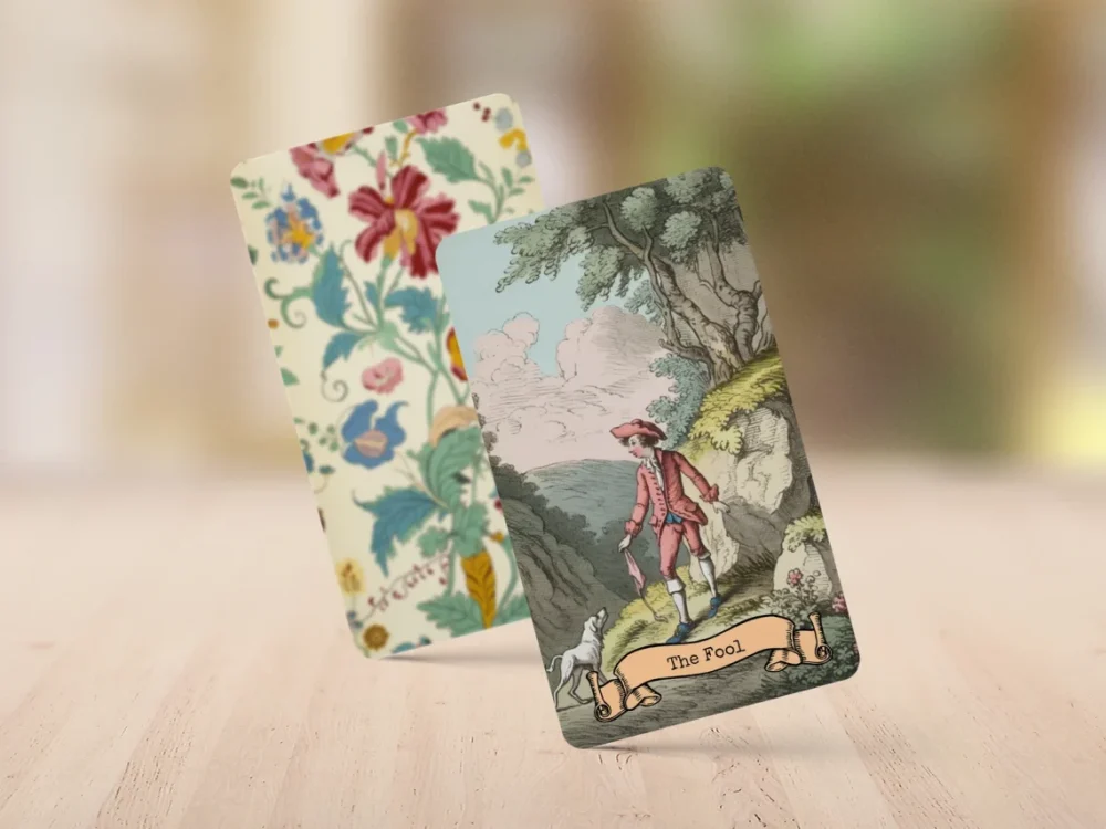Vintage tarot cards