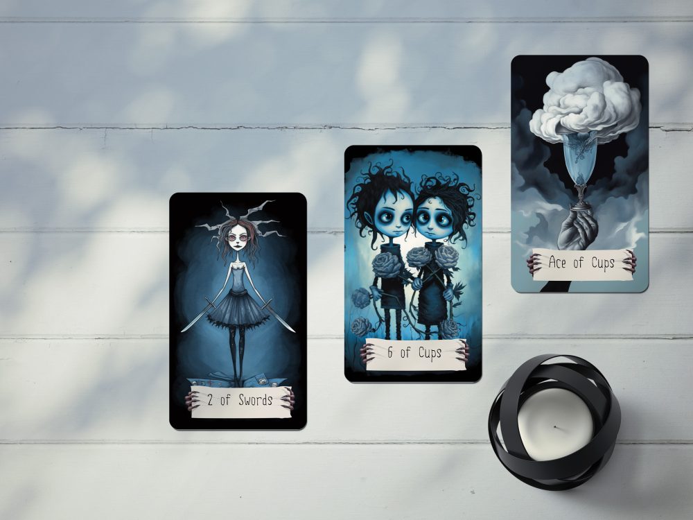 corpse bride tarot cards