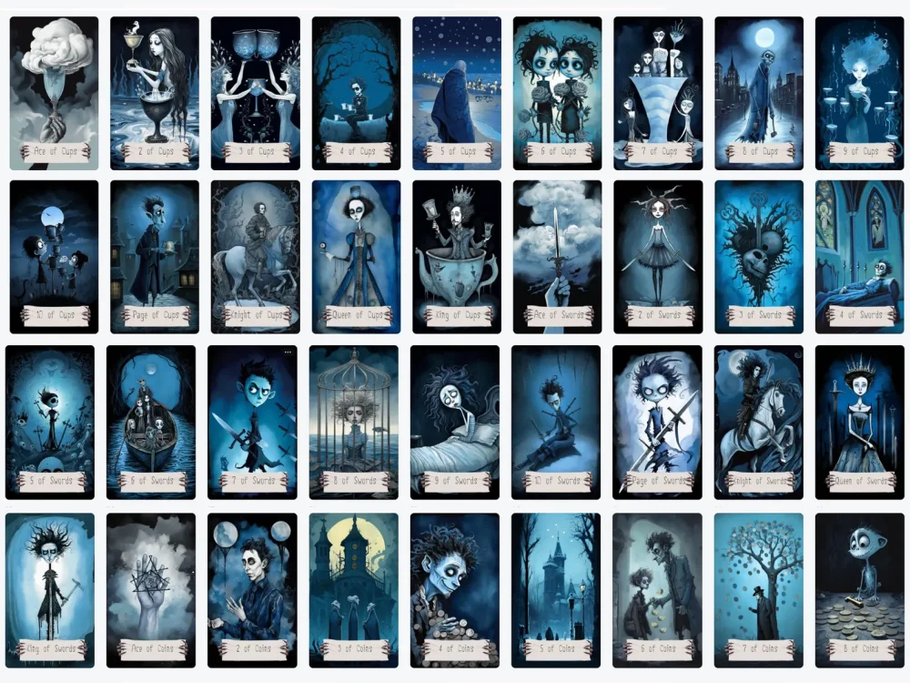 gloomy tarot deck