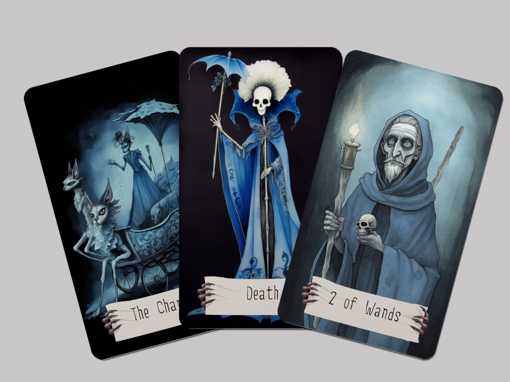 tim burton tarot cards