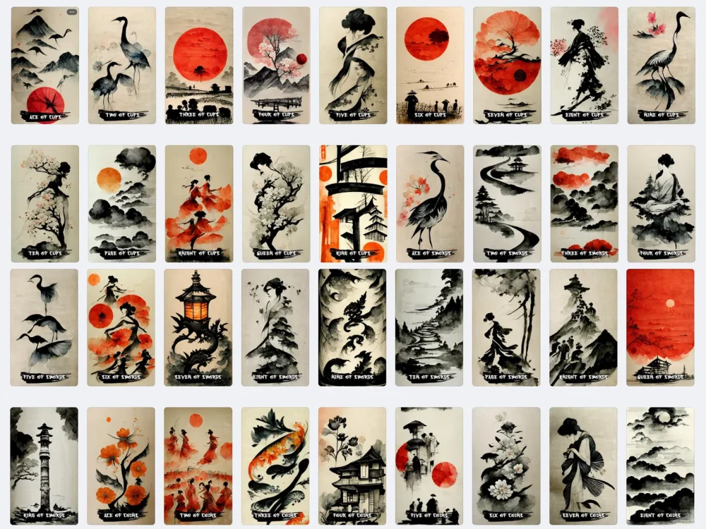 japanes tarot deck